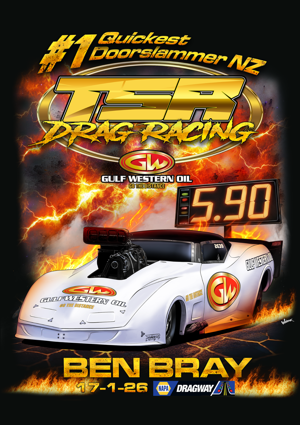 TSR Gulf Western 5.90 T-Shirt